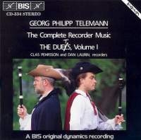 Telemann Georg Philipp - Complete Recorder Music Vol 1 ryhmässä CD @ Bengans Skivbutik AB (2007150)