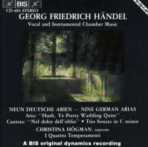 Handel George Frideric - Neun Deutschen Arien ryhmässä CD @ Bengans Skivbutik AB (2007183)