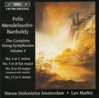 Mendelssohn Felix - Complete String Symphony Vol 4 ryhmässä CD @ Bengans Skivbutik AB (2007195)