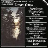 Grieg Edvard - Piano Music Without Op ryhmässä CD @ Bengans Skivbutik AB (2007215)