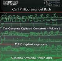 Bach Carl Philipp Emanuel - Keyboard Concertos Vol 6 ryhmässä CD / Klassiskt @ Bengans Skivbutik AB (2007264)