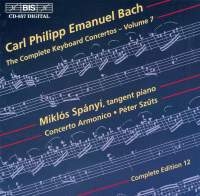 Bach Carl Philipp Emanuel - Keyb Concertos Vol 7 ryhmässä CD @ Bengans Skivbutik AB (2007286)