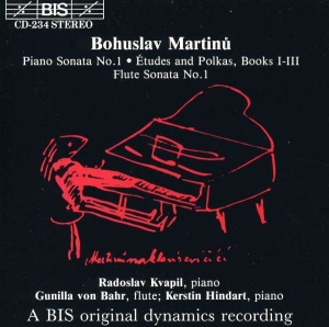 Martinu Bohuslav - Piano Son 1 /Etudes /Polkas ryhmässä CD @ Bengans Skivbutik AB (2007288)