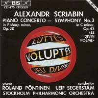 Scriabin Alexander - Piano Conc /Sym 3 ryhmässä CD @ Bengans Skivbutik AB (2007352)