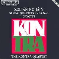 Kodaly Zoltan - String Quartet 1/2  Gavotte ryhmässä CD @ Bengans Skivbutik AB (2007373)