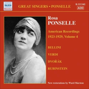 Rosa Ponselle - American Recordings Vol.4 ryhmässä CD @ Bengans Skivbutik AB (2007549)