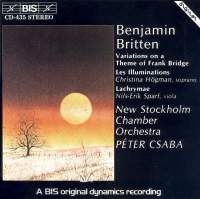Britten Benjamin - Frank Bridge Vars ryhmässä CD @ Bengans Skivbutik AB (2007599)
