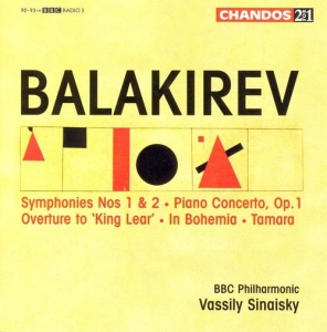 Balakirev - Symphonies 1 & 2, Piano Concer ryhmässä CD @ Bengans Skivbutik AB (2007629)