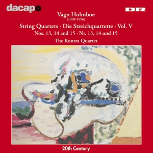 Holmboe Vagn - String Quartet Vol 5 ryhmässä CD @ Bengans Skivbutik AB (2007994)