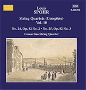 Spohr Louis - Stråkkvart. ryhmässä CD @ Bengans Skivbutik AB (2008067)