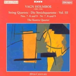 Holmboe Vagn - String Quartet Vol 3 ryhmässä CD @ Bengans Skivbutik AB (2008127)