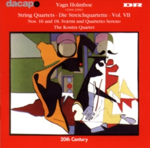 Holmboe Vagn - String Quartet Vol 7 ryhmässä CD @ Bengans Skivbutik AB (2008145)