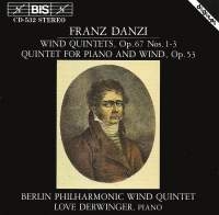 Danzi Franz - Wind Quintets Vol 1 ryhmässä CD @ Bengans Skivbutik AB (2008333)
