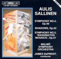Sallinen Aulis - Symphony 4/5 /Shadows Op52 ryhmässä CD @ Bengans Skivbutik AB (2008352)