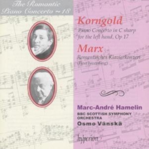Korngold Erich Wolfgang - Piano Concertos/Marx ryhmässä CD @ Bengans Skivbutik AB (2008604)