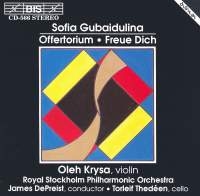 Gubaidulina Sofia - Offertorium Freue Dich ryhmässä CD @ Bengans Skivbutik AB (2008678)