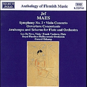 Maes Jef - Symphony 2 Vla Conc ryhmässä CD @ Bengans Skivbutik AB (2008776)