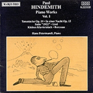 Hindemith Paul - Piano Works Vol 1 ryhmässä CD @ Bengans Skivbutik AB (2008850)