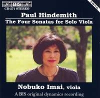 Hindemith Paul - 4 Son For Solo Vla ryhmässä CD @ Bengans Skivbutik AB (2008922)
