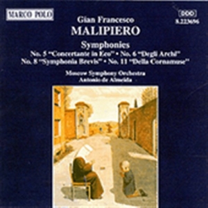 Malipiero Gian Francesco - Symphony 5 6 8 11 ryhmässä CD @ Bengans Skivbutik AB (2008980)