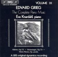 Grieg Edvard - Complete Piano Music Vol 9 ryhmässä CD @ Bengans Skivbutik AB (2009125)