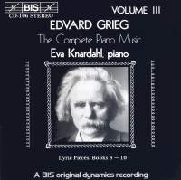 Grieg Edvard - Complete Piano Music Vol 3 ryhmässä CD @ Bengans Skivbutik AB (2009165)