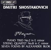 Shostakovich Dmitry - Piano Trio, String Quartet/Blo ryhmässä CD @ Bengans Skivbutik AB (2009289)