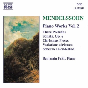 Mendelssohn Felix - Piano Works Vol 2 ryhmässä CD @ Bengans Skivbutik AB (2009306)
