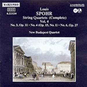 Spohr Louis - String Quartet Op11 Op15 1/Op2 ryhmässä CD @ Bengans Skivbutik AB (2009525)