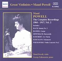 Various - Maud Powell Vol 2 ryhmässä CD @ Bengans Skivbutik AB (2009606)