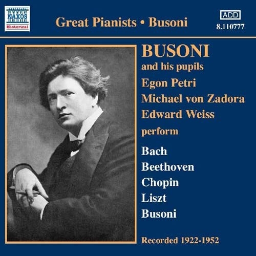 Various - Busoni & Pupils ryhmässä CD @ Bengans Skivbutik AB (2009619)