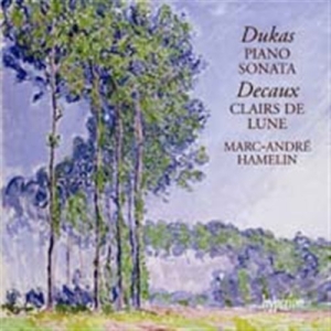 Dukas/Decaux - Piano Sonata In E Flat/Clairs ryhmässä CD @ Bengans Skivbutik AB (2009639)