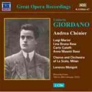 Giordano Umberto - Andrea Chenier ryhmässä CD @ Bengans Skivbutik AB (2010020)