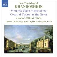 Khandoshkin - Violin Sonatas Nos 1-3 ryhmässä CD @ Bengans Skivbutik AB (2010071)