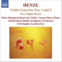 Henze - Violin Concertos Nos. 1 And 3 ryhmässä Externt_Lager / Naxoslager @ Bengans Skivbutik AB (2010261)