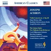 Achron Joseph - Violin Conserto No 1 ryhmässä CD / Klassiskt @ Bengans Skivbutik AB (2010310)