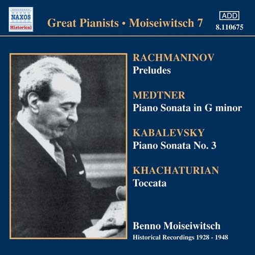 Various - Moiseiwitsch Vol 7 ryhmässä CD / Myydyimmät @ Bengans Skivbutik AB (2010364)