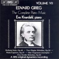 Grieg Edvard - Complete Piano Music Vol 7 ryhmässä CD @ Bengans Skivbutik AB (2010689)