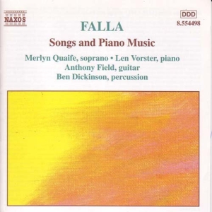 Falla Manuel De - Vocal & Piano ryhmässä CD @ Bengans Skivbutik AB (2010772)