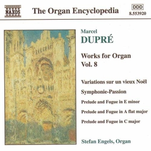 Dupre Marcel - Works For Organ Vol 8 ryhmässä CD @ Bengans Skivbutik AB (2010879)