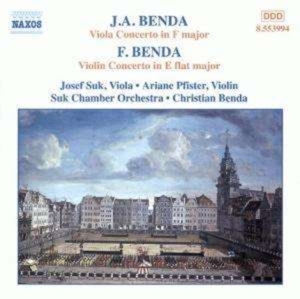 Benda J/Benda F - Viola & Violin Concertos ryhmässä CD @ Bengans Skivbutik AB (2010885)