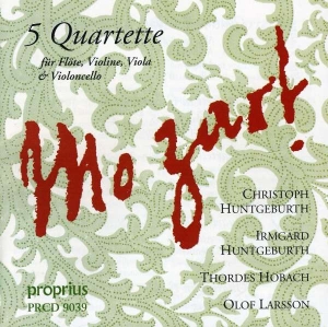 Mozart Wolfgang Amadeus - Five Flute Quartet ryhmässä CD @ Bengans Skivbutik AB (2011138)