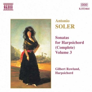 Soler Antonio - Sonatas For Harpsichord Vol 3 ryhmässä CD @ Bengans Skivbutik AB (2011820)
