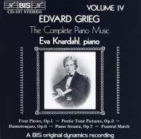 Grieg Edvard - Complete Piano Music Vol 4 ryhmässä CD @ Bengans Skivbutik AB (2012457)