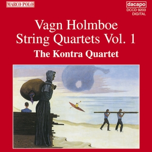 Holmboe Vagn - String Quartet Vol 1 ryhmässä CD @ Bengans Skivbutik AB (2012598)