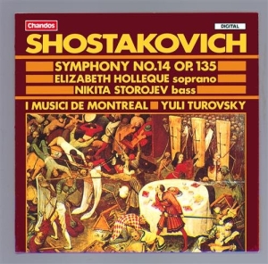 Shostakovich - Symphony No. 14 ryhmässä CD @ Bengans Skivbutik AB (2013119)