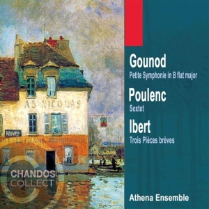 Gounod / Poulenc / Ibert - Athena Ensemble ryhmässä CD @ Bengans Skivbutik AB (2013521)