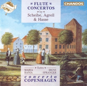 Scheibe / Hasse / Agrell - Flute Concertos ryhmässä CD @ Bengans Skivbutik AB (2013605)
