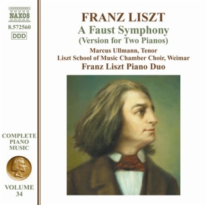 Liszt - Faust Symphony Version For Two Pian ryhmässä CD @ Bengans Skivbutik AB (2015133)