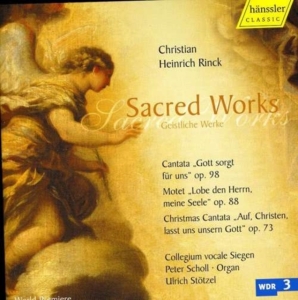 Rinck Christian H - Sacred Works - Geistliche Werke ryhmässä CD @ Bengans Skivbutik AB (2015182)